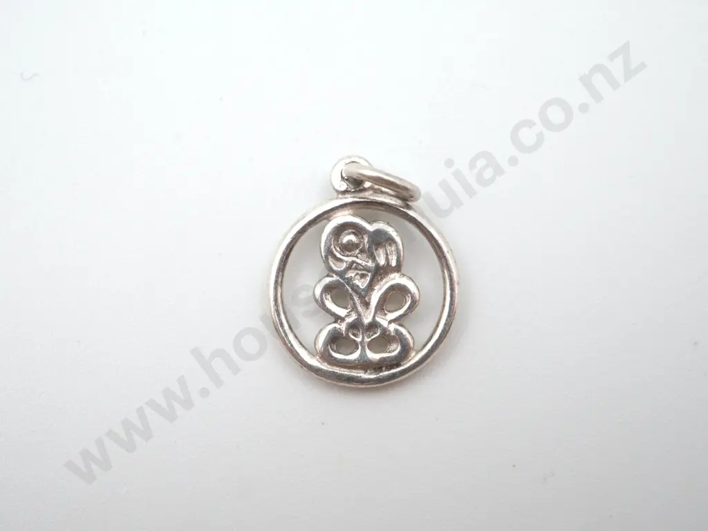 Sterling Silver Tiki Pendant "Teeny Tiny Tiki" Image 1++