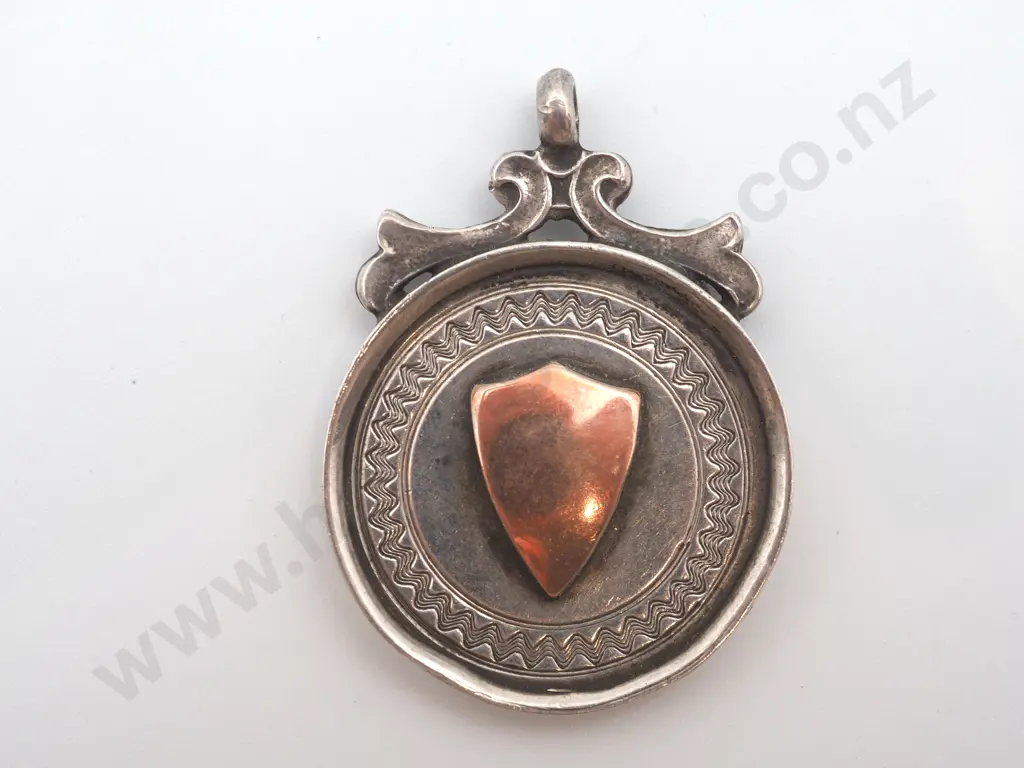 Vintage sterling silver “CASUAL CAMP / 1928 / 1ST BATL AUCKLAND / REGT / TUG – O – WAR” Image 1++