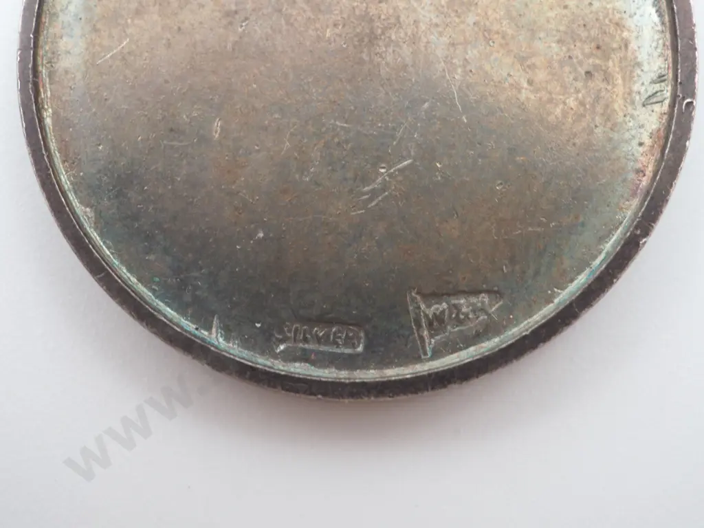 Antique sterling silver and gold “MAUNGATAPERE SPORTS CLUB” medal Image 1++