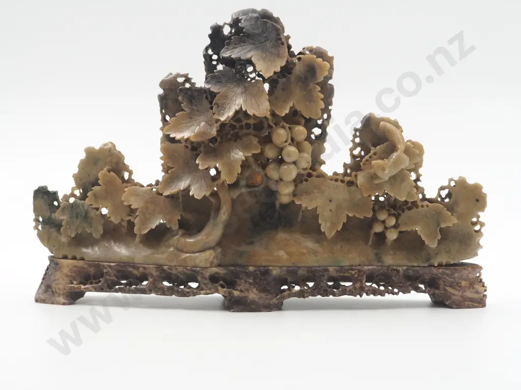 Soap Stone Carving w Fine Detail Image 1++