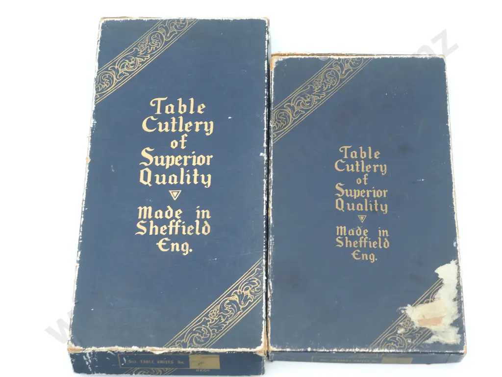 Two Boxes of Bone Handle Knives Image 1++