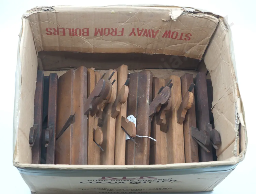Box of Twelve Moulding Planes Image 1++