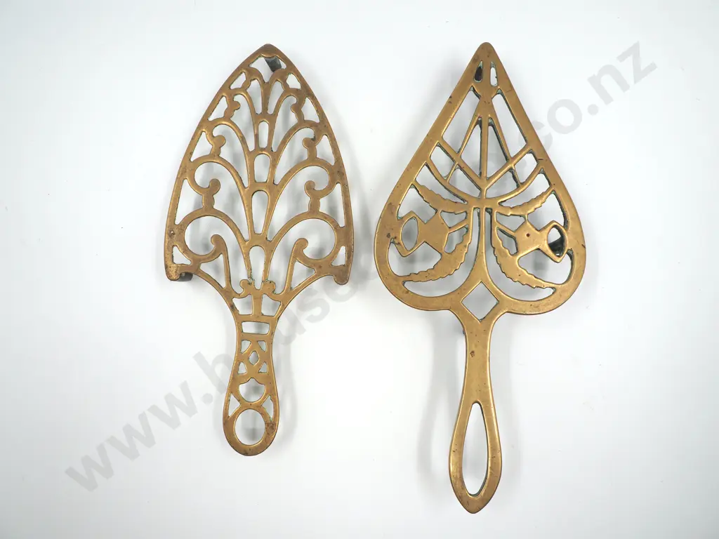 Pair of Brass Trivets Image 1++