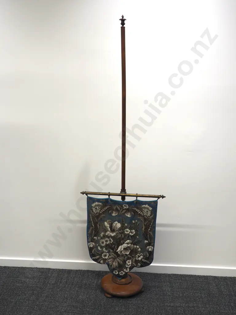 Antique Tapestry Fire Screen  Image 1++