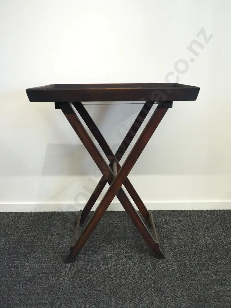 Folding  Painted Tray Table Image 1++