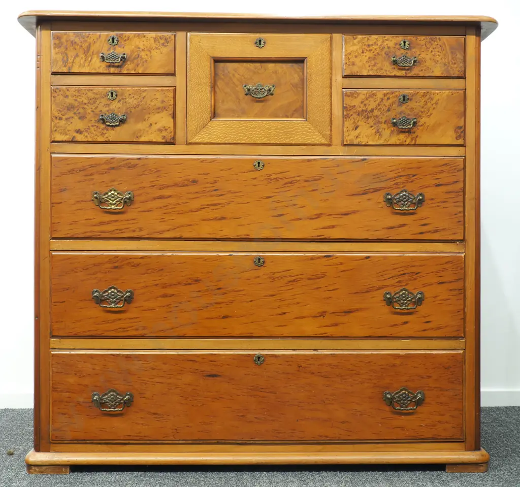 Burr Totara Solid Wood Dresser Image 1++
