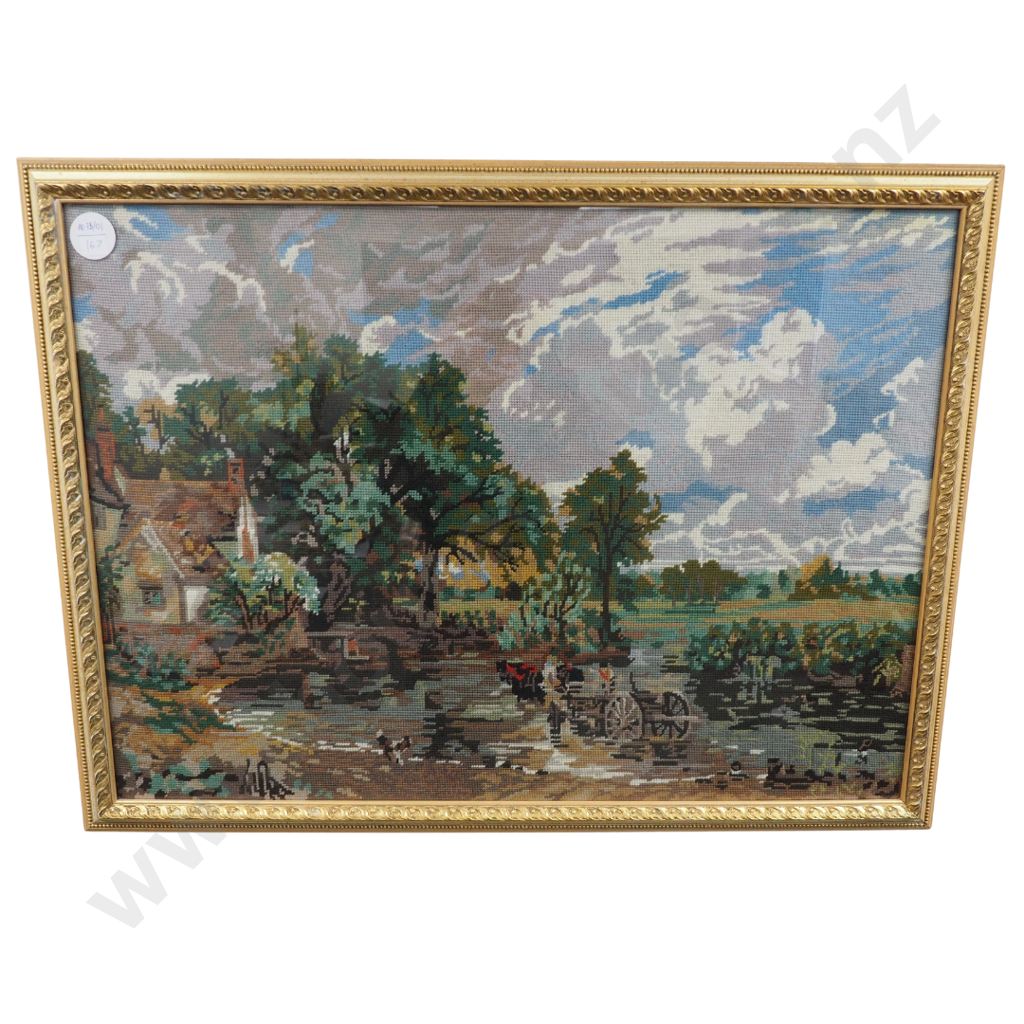 Large Tapestry of Farming Scene Image 1++