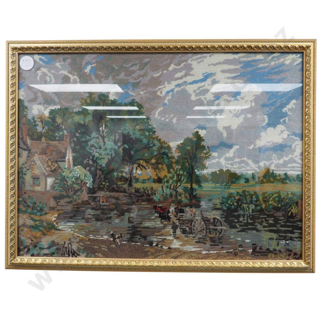 Large Tapestry of Farming Scene Image 1++