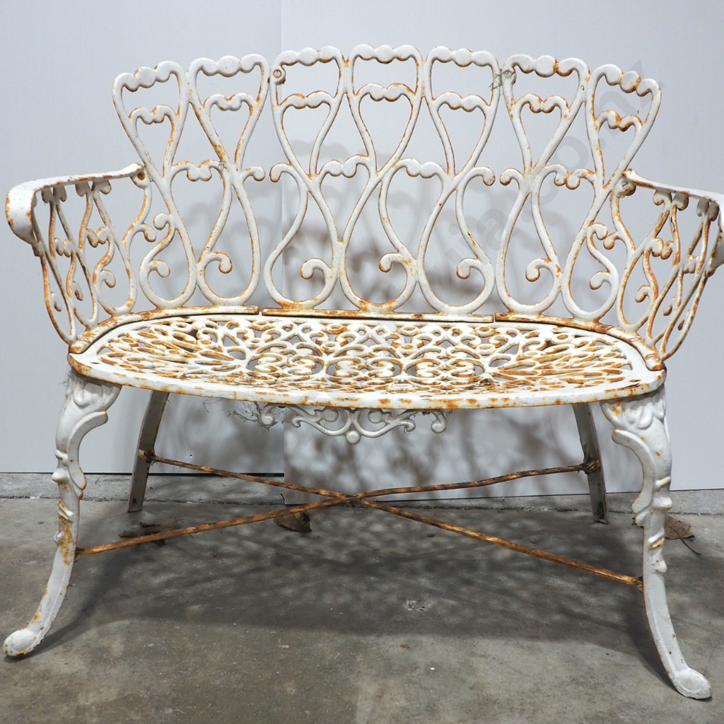 Two Seater Cast Iron Out Door Seat  Image 1++