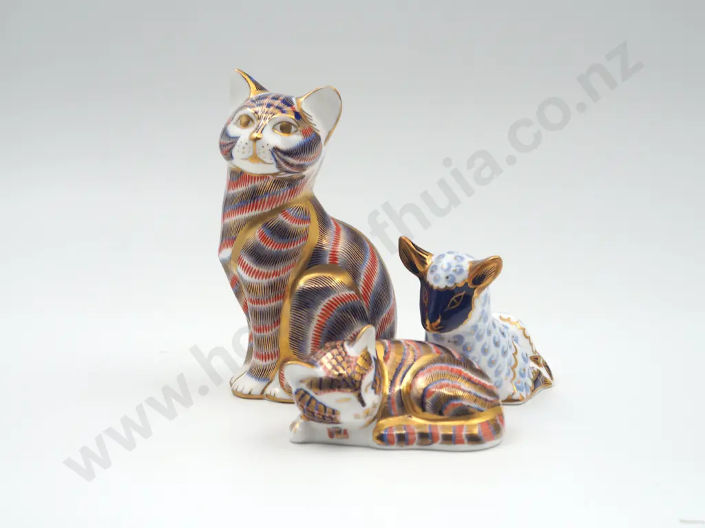 Three Royal Crown Derby Animals Image 1++