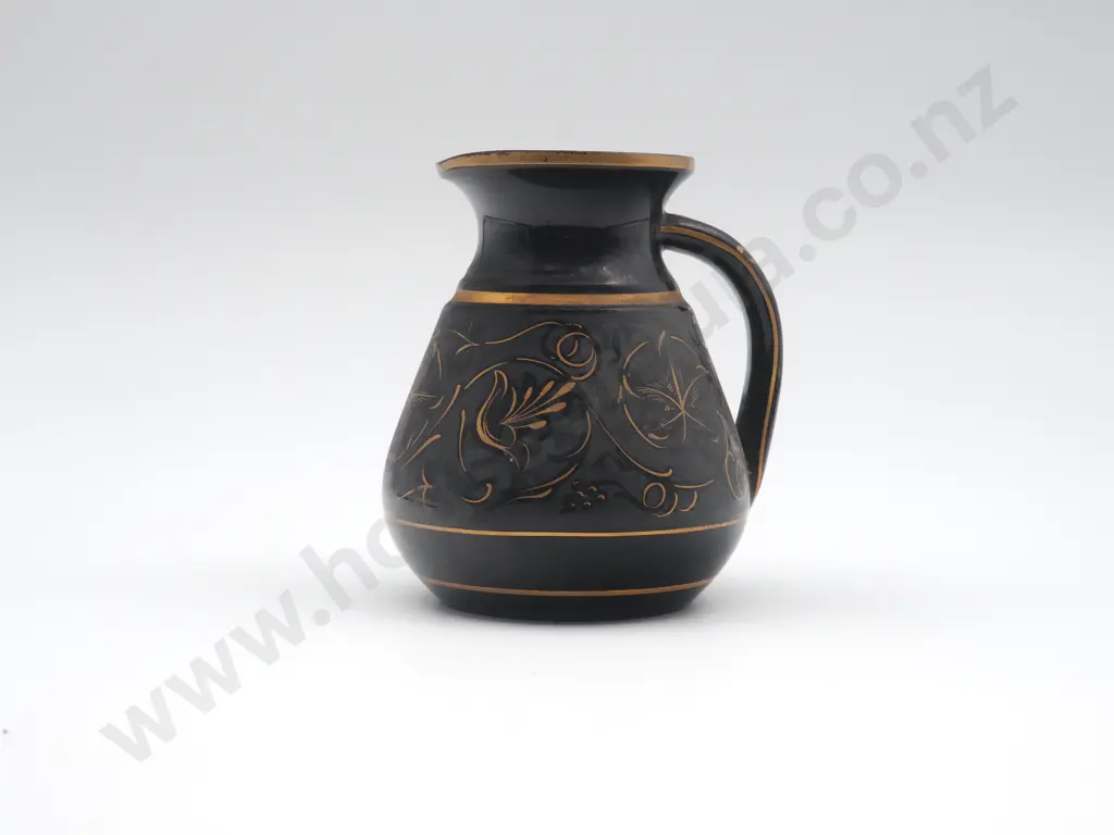 Black Pottery Milk Jug Image 1++