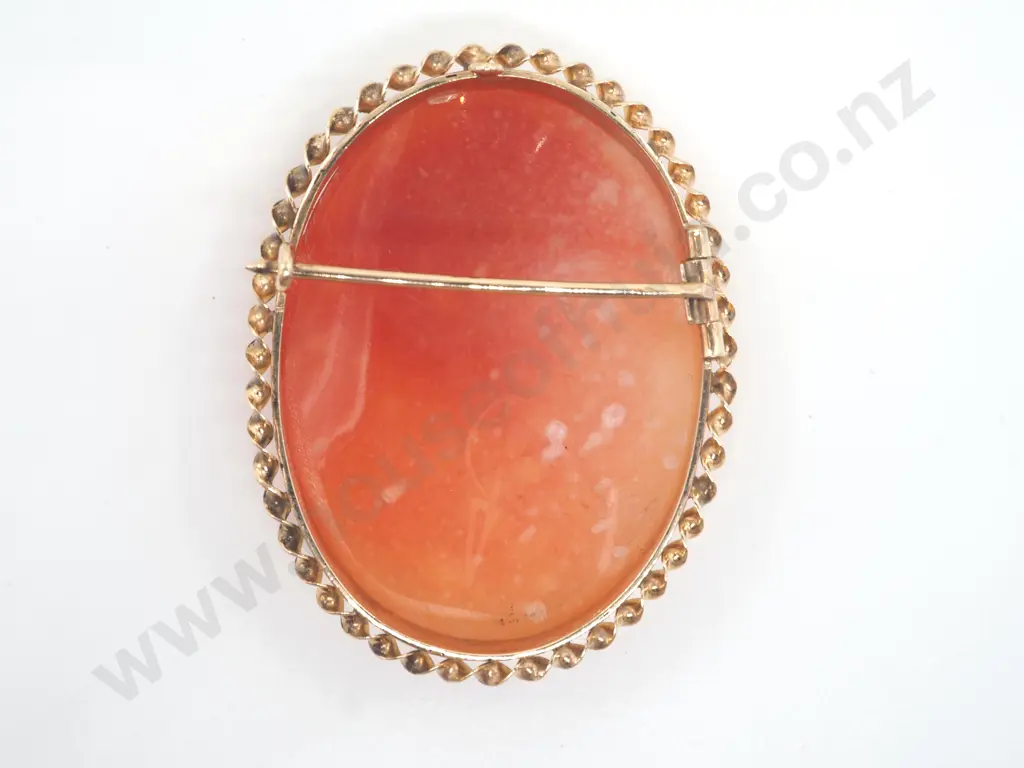 Cameo Brooch in 9ct Gold Image 1++