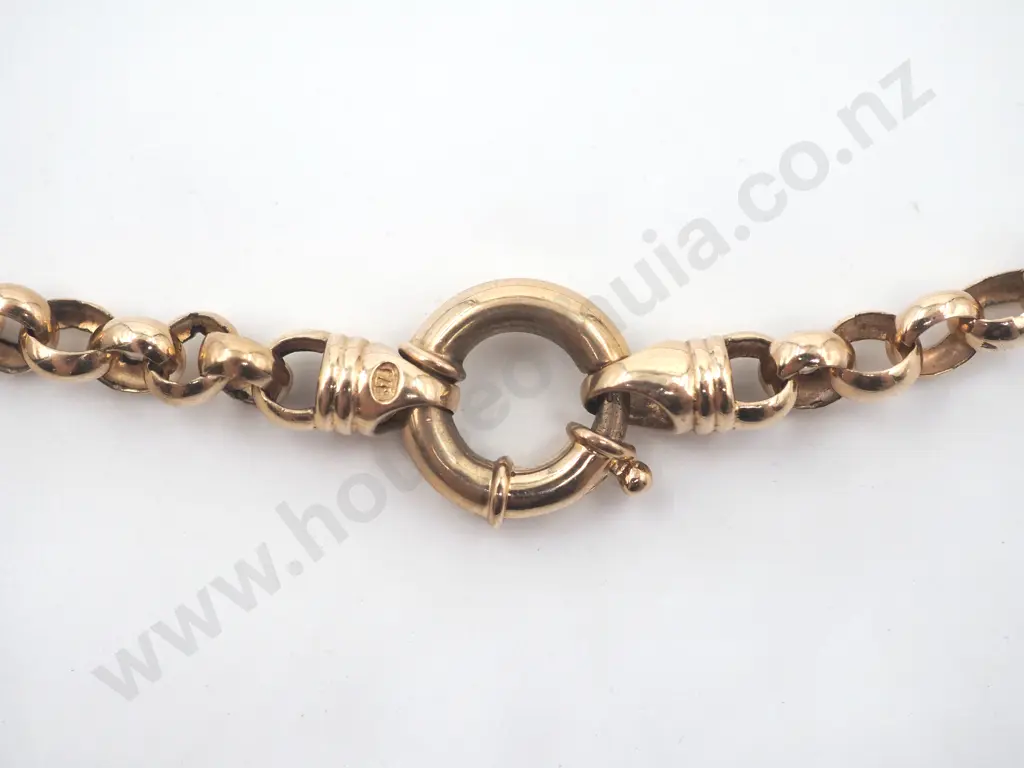 Substantial Belcher Necklace in 9ct Gold Image 1++