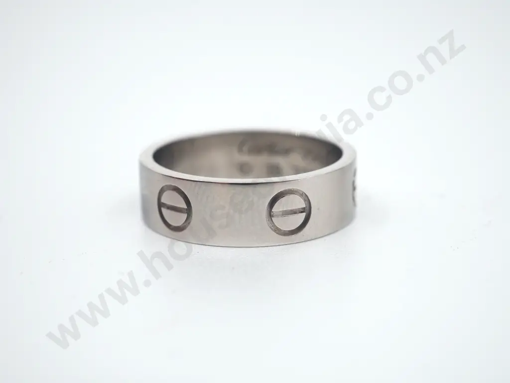 Platinum Cartier Love Ring in Original Box Image 1++