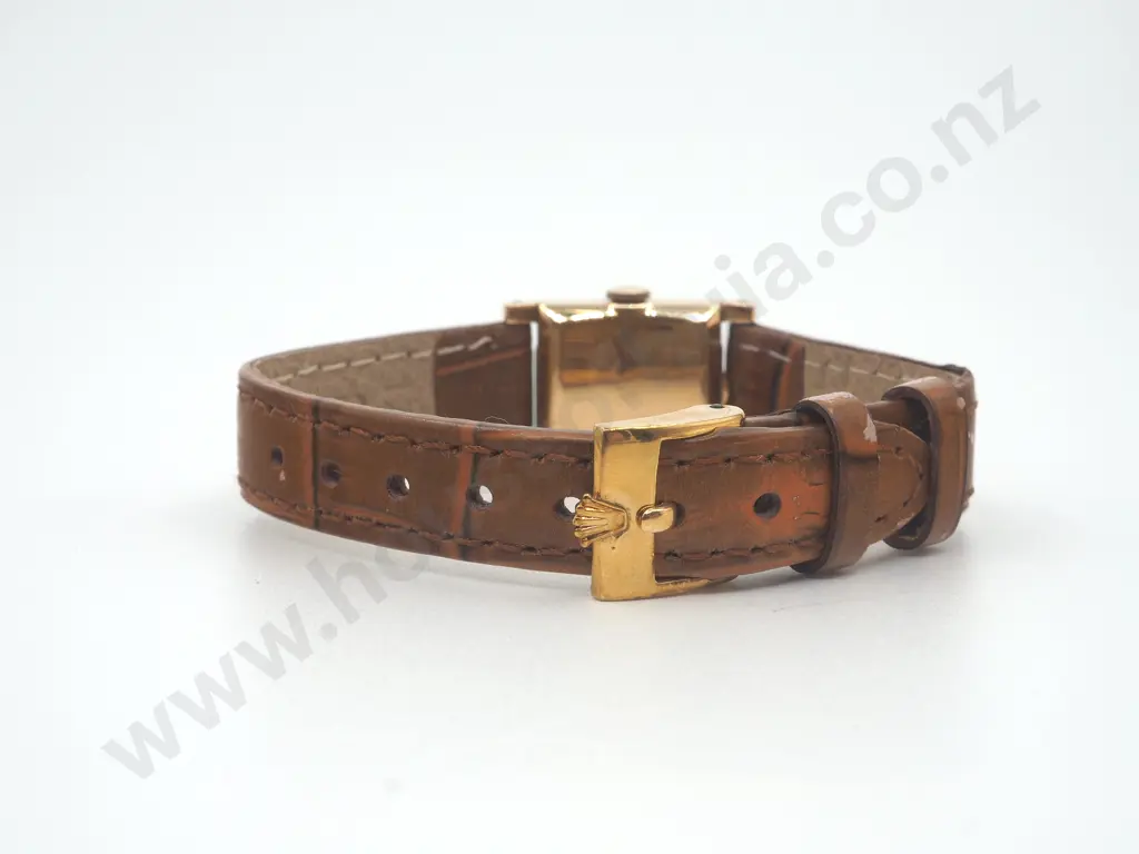Rolex Precision 18ct Gold Wrist Watch Image 1++
