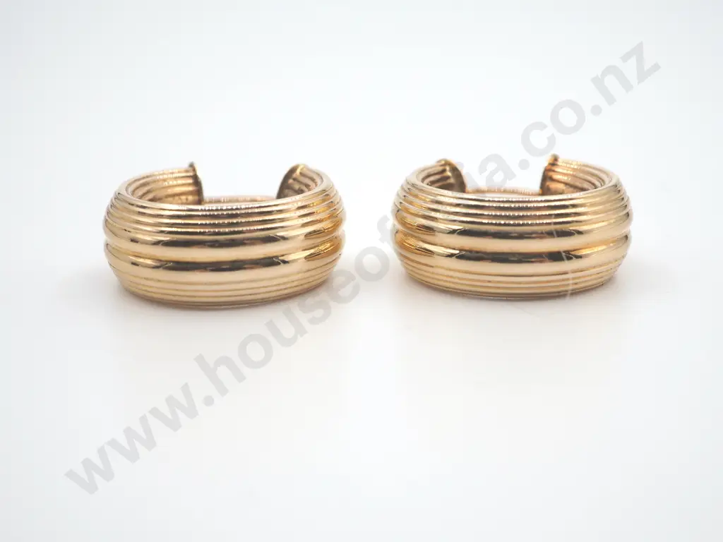 Hoop Earrings in 14ct Gold Image 1++