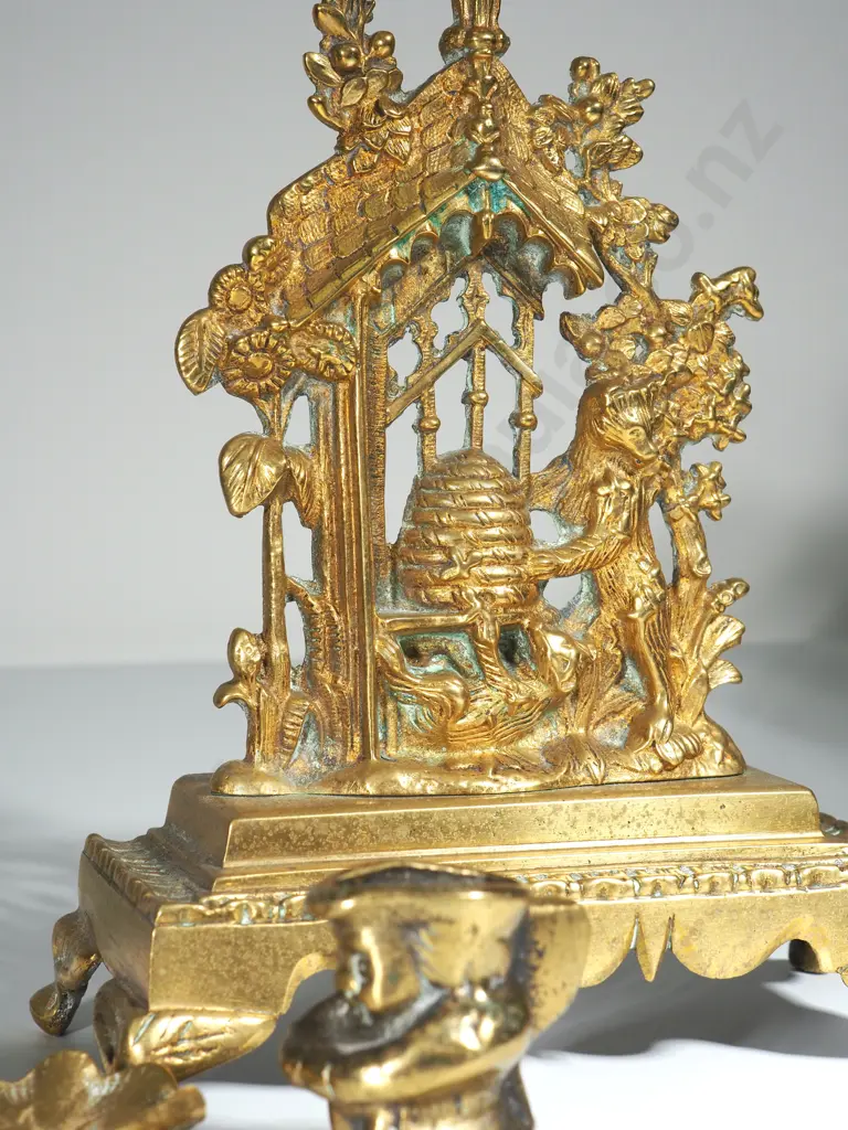 Lot of Five Assorted Brass Items including Bells, Toby Jug, Bookend. Image 1++