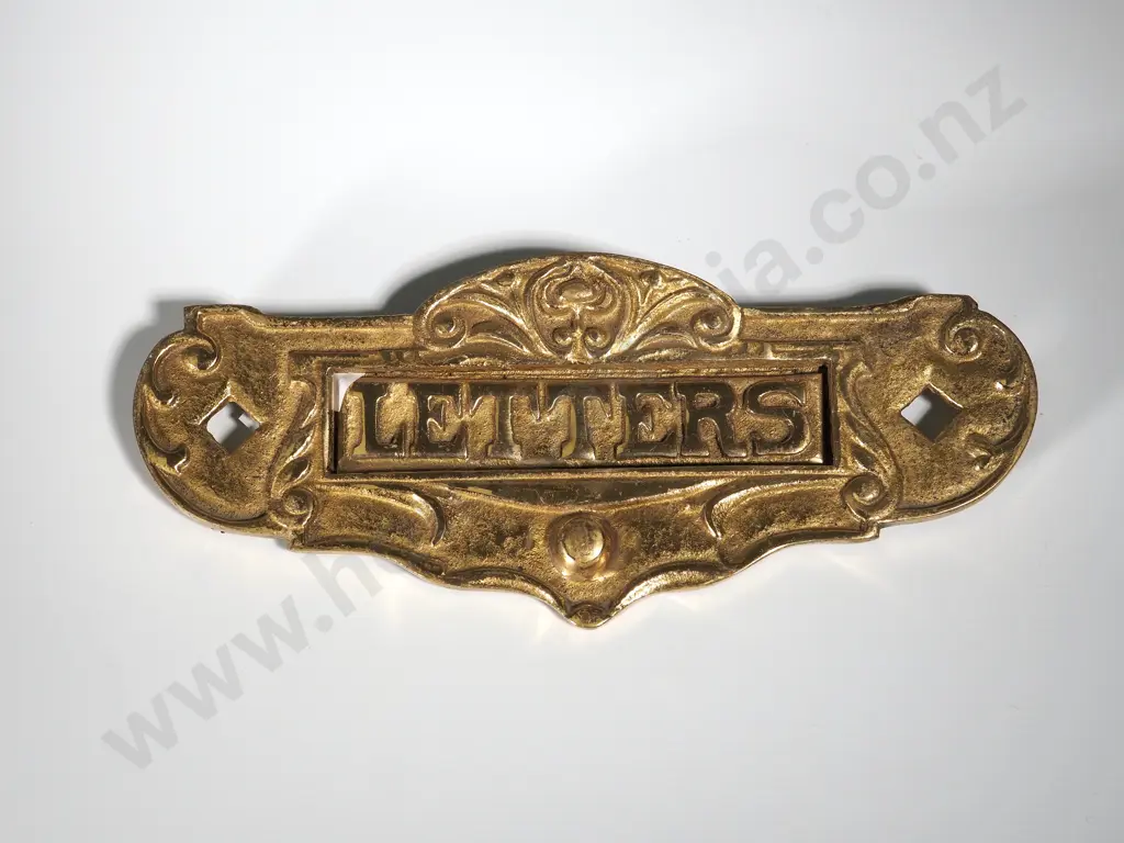 Brass Letter Plate Image 1++