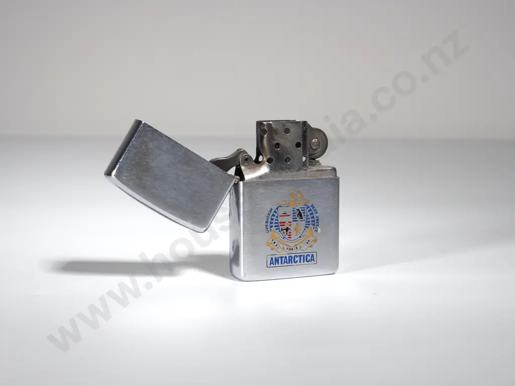 Zippo Lighter Operation Deep Freeze, Antarctica Task Force 199 Image 1++