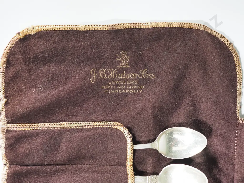 Lot of EPNS Cutlery in Fabric Case Image 1++