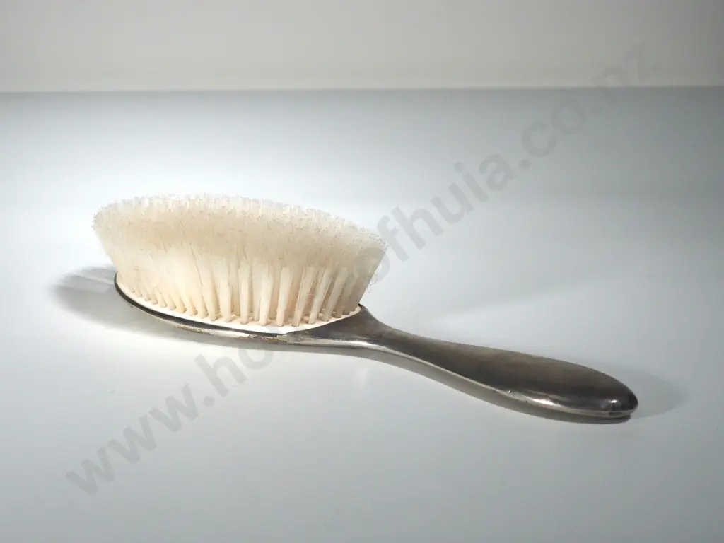 Cased Sterling Silver Hair Brush Image 1++