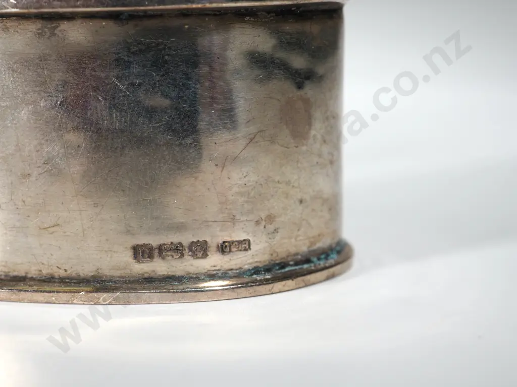 Sterling Silver Sugar Bowl & Napkin Ring Image 1++