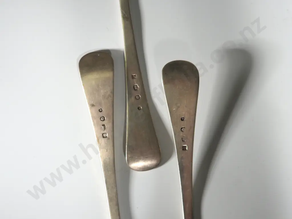 Three Continental Silver Spoons Image 1++