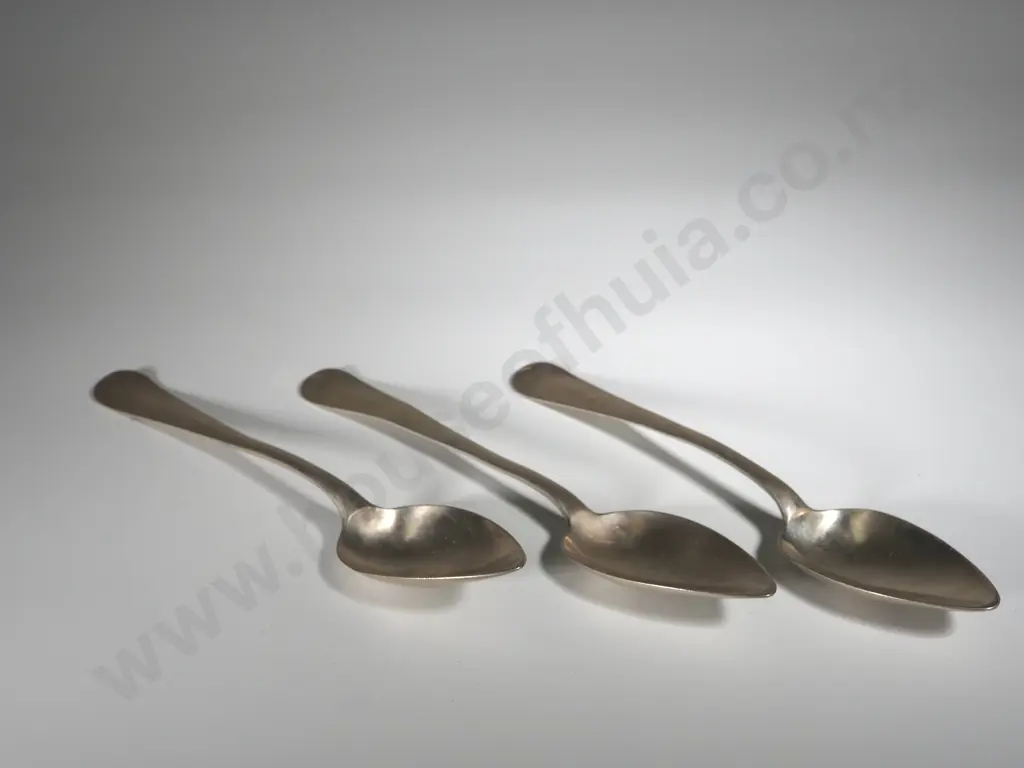 Three Continental Silver Spoons Image 1++