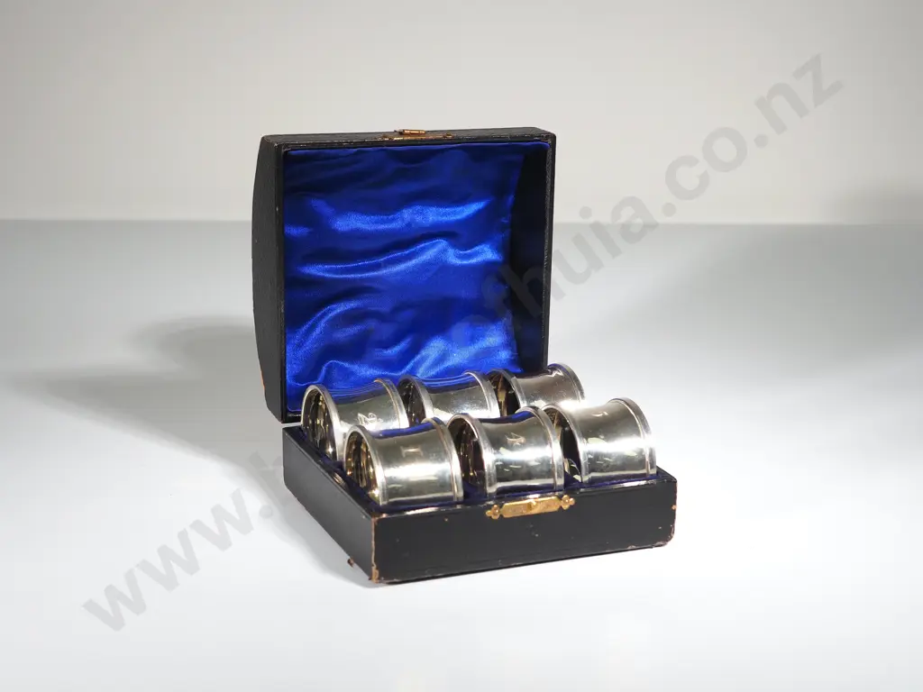 Box of 6 EPSN Napkin Holders: Numbered 1 through 6 Image 1++