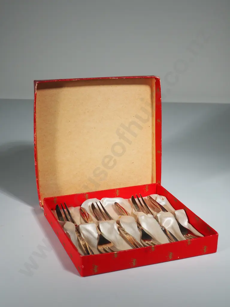 Six Boxes of Silver Plate Cutlery  Image 1++