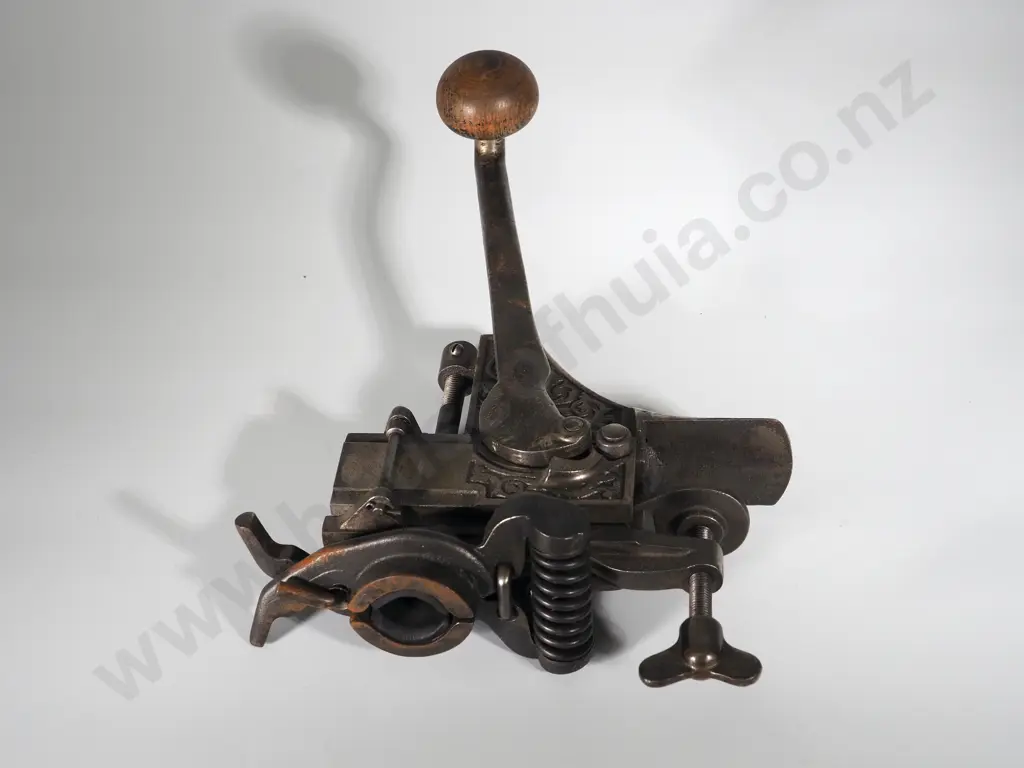 Vintage French Bottling Corking Press Image 1++