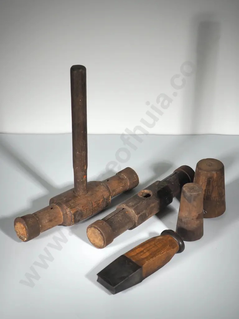 Antique Coopering Mallets Bungs & Misc Tools Image 1++