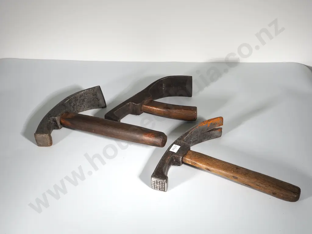 Three Antique Coupering Hammers Image 1++