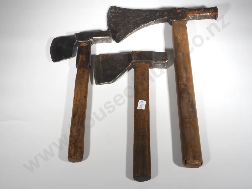 Three Antique Hatchets Image 1++