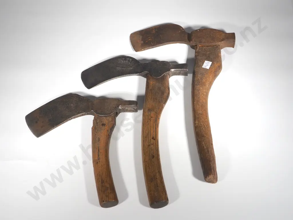 Three Vintage Coupering Axes Image 1++