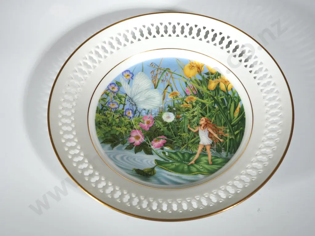 Lot of Six Bing & Grondahl Collector Plates: Hans Christian Andersen Plate Collection w Hangers Image 1++