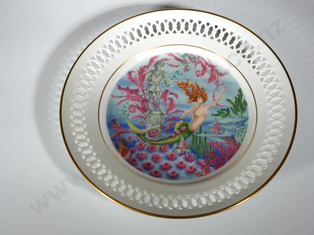 Lot of Six Bing & Grondahl Collector Plates: Hans Christian Andersen Plate Collection w Hangers Image 1++