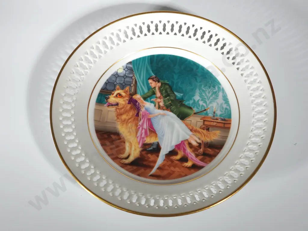 Lot of Six Bing & Grondahl Collector Plates: Hans Christian Andersen Plate Collection w Hangers Image 1++