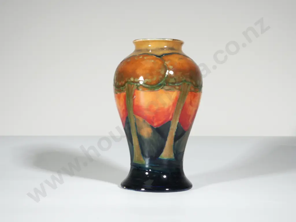 Signed Moorcroft Pottery Vase, Eventide. Circa 1925. Rare Image 1++