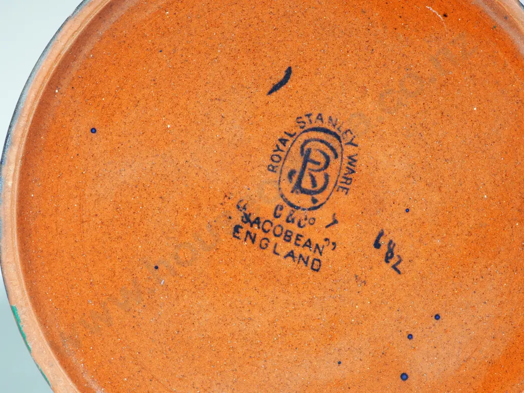 Royal Stanleyware Biscuit Barrel: Jacobean Pattern Image 1++