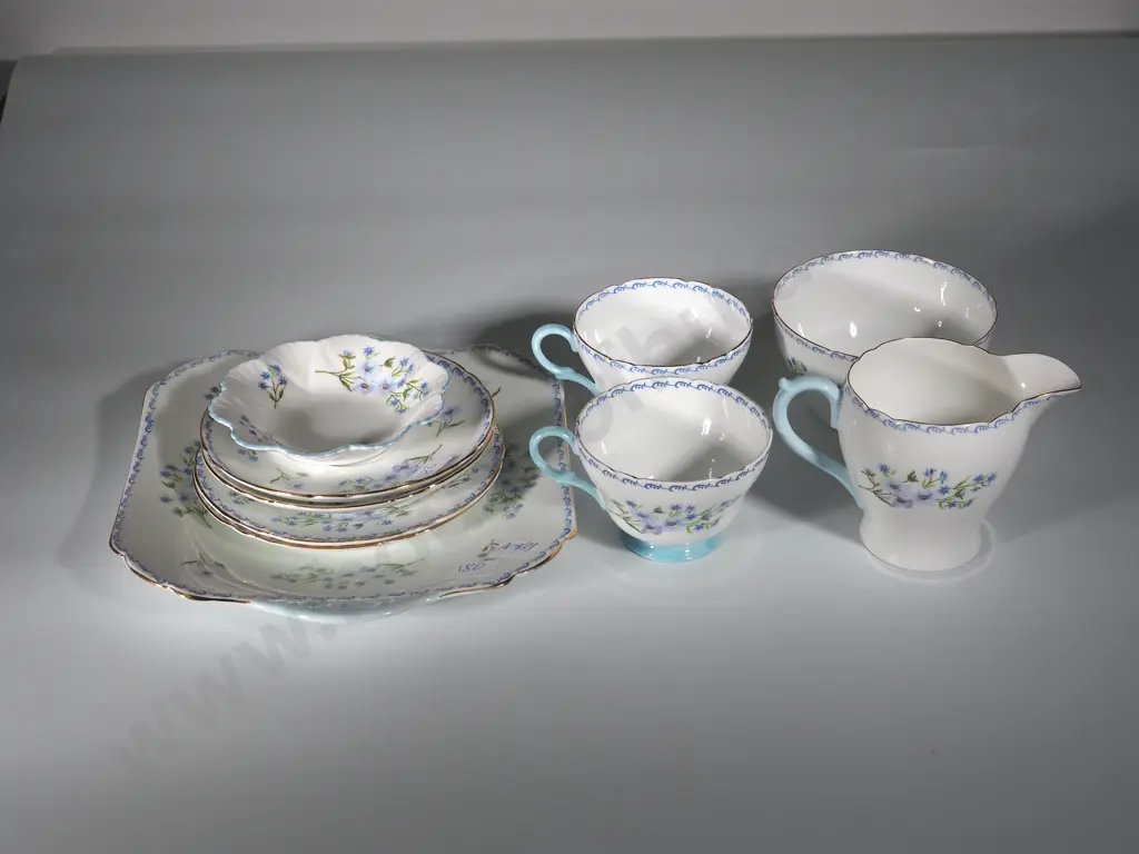 Vintage Shelley Blue Rock China Image 1++
