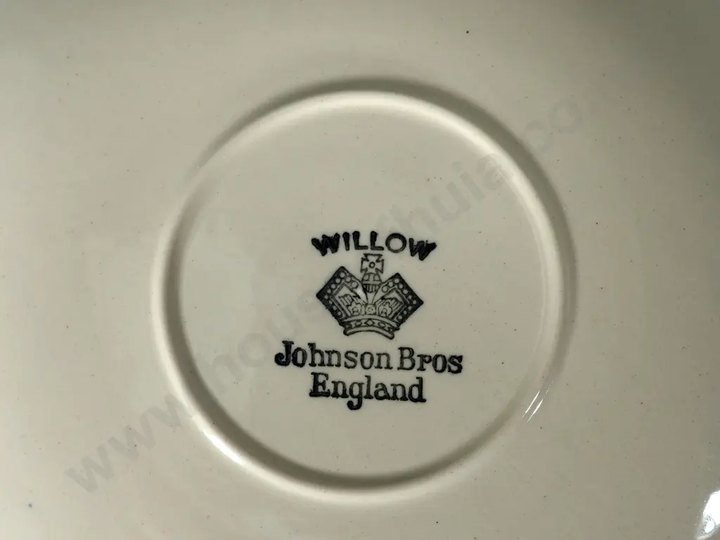 Mixed Lot of English Blue Willow Plates Image 1++