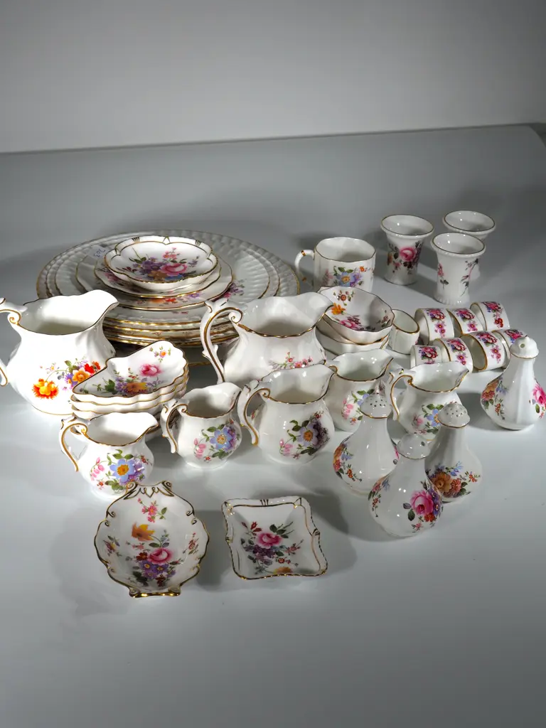 Large Lot of Royal Crown Derby China - Derby Posies Pattern Image 1++