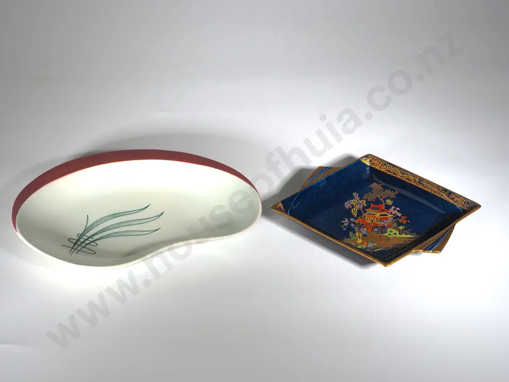 Two Carlton Ware Dishes - One Oriental & One Australian Design Image 1++