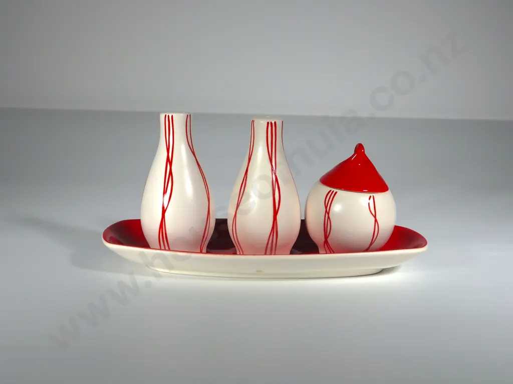 Mid Century Carlton Ware Condiment Set Image 1++