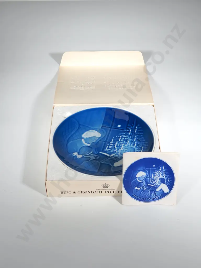 Boxed Bing & Grondahl Plate 1978 Image 1++