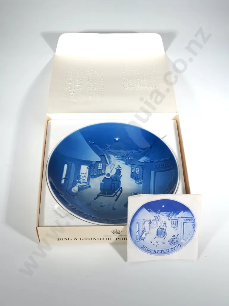 Bing & Grondahl Porcelain Boxed Plate 1979 Image 1++