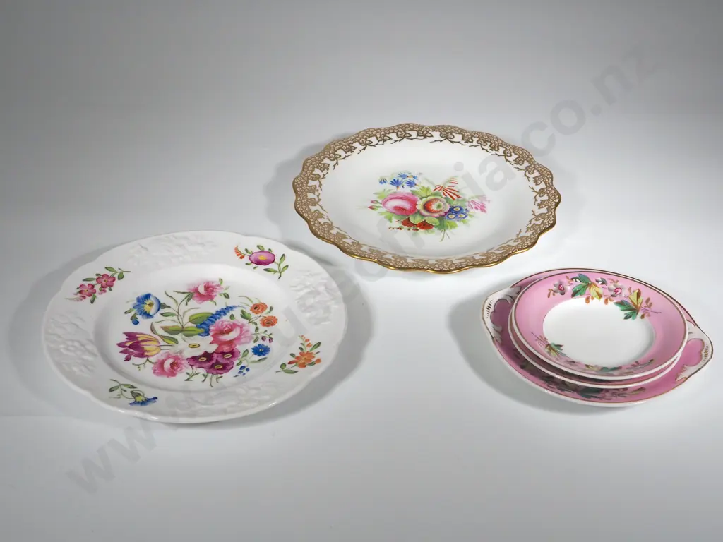 Lot of Unmarked Hand Painted China - Floral Image 1++