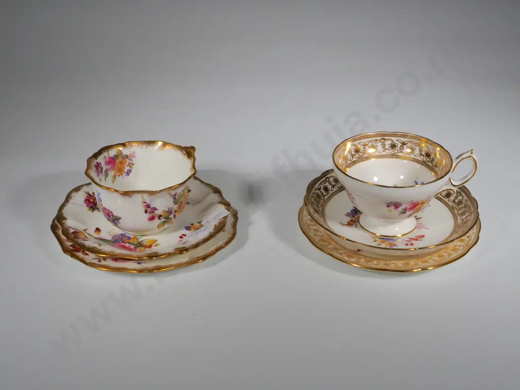 Two English Hammersley Stoke-On-Trent Trios Image 1++