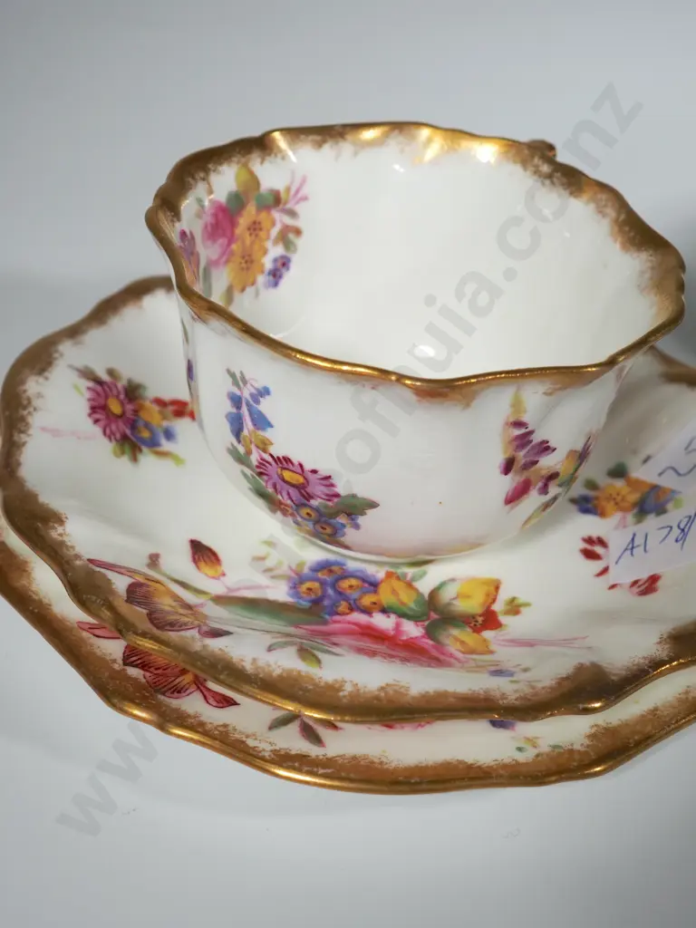 Two English Hammersley Stoke-On-Trent Trios Image 1++